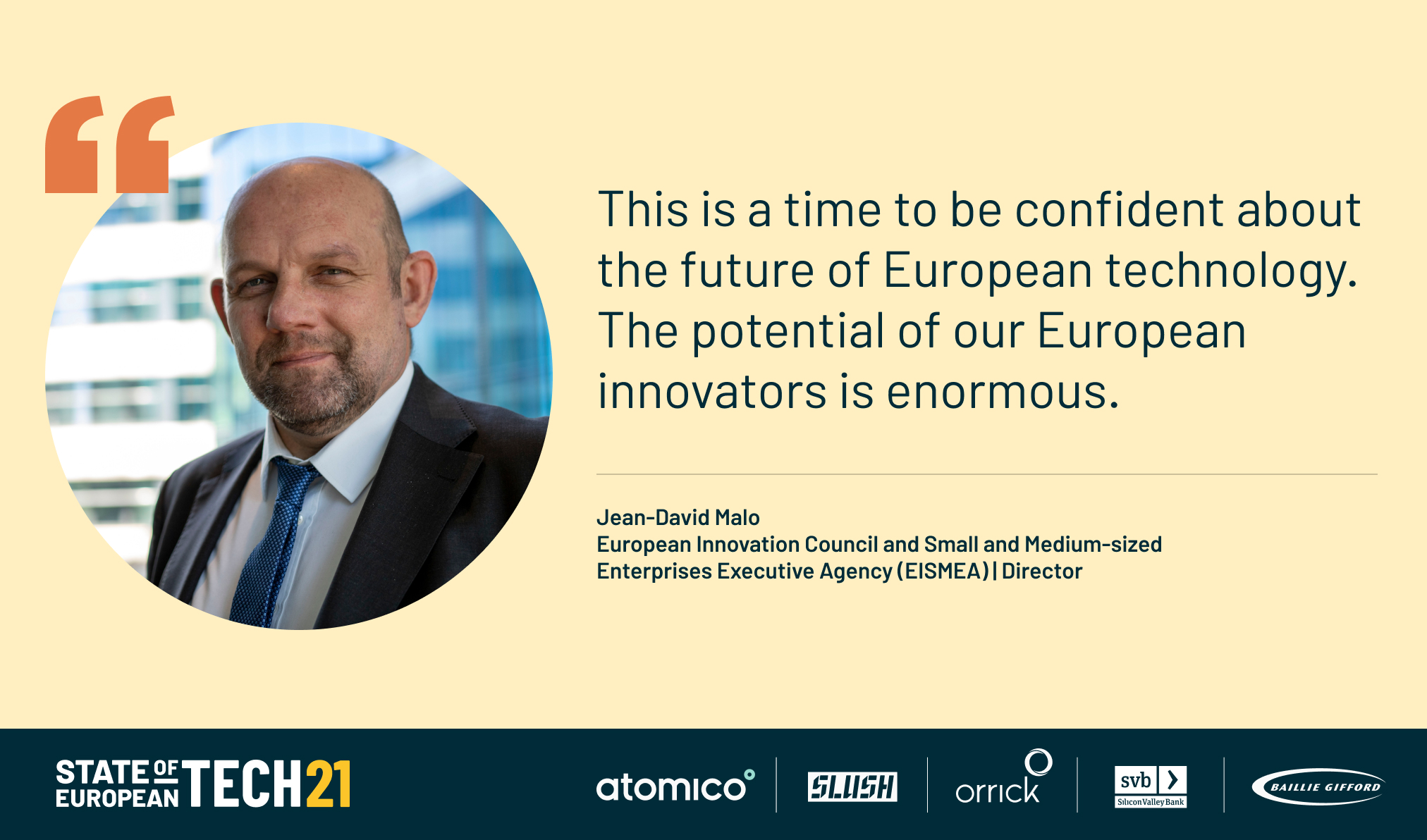 Jean David Malo - State of European Tech 2021 Report Launch