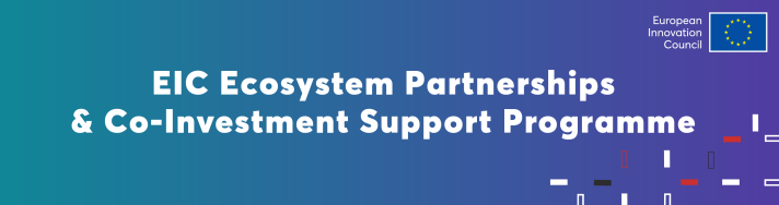EIC ecosystem partnerships and co-investment support