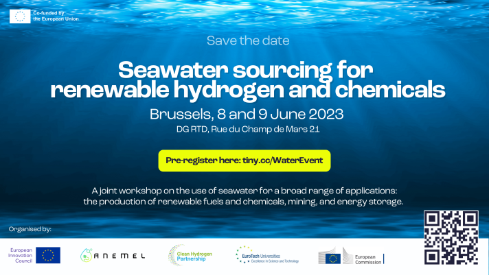 Save the date Workshop Seawater