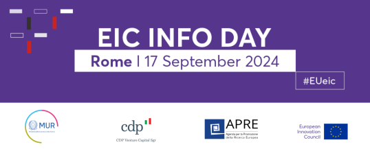 EIC Info Day in Rome on 17 September 2024