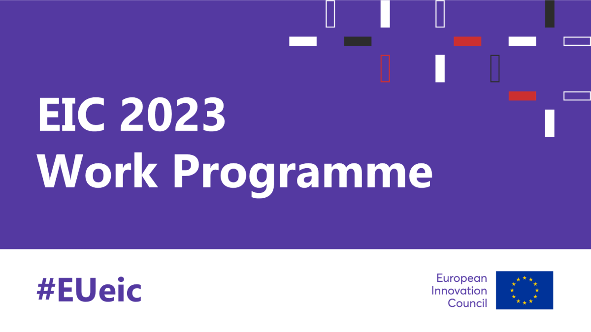EIC 2023 work programme adopted over one and a half billion euro for