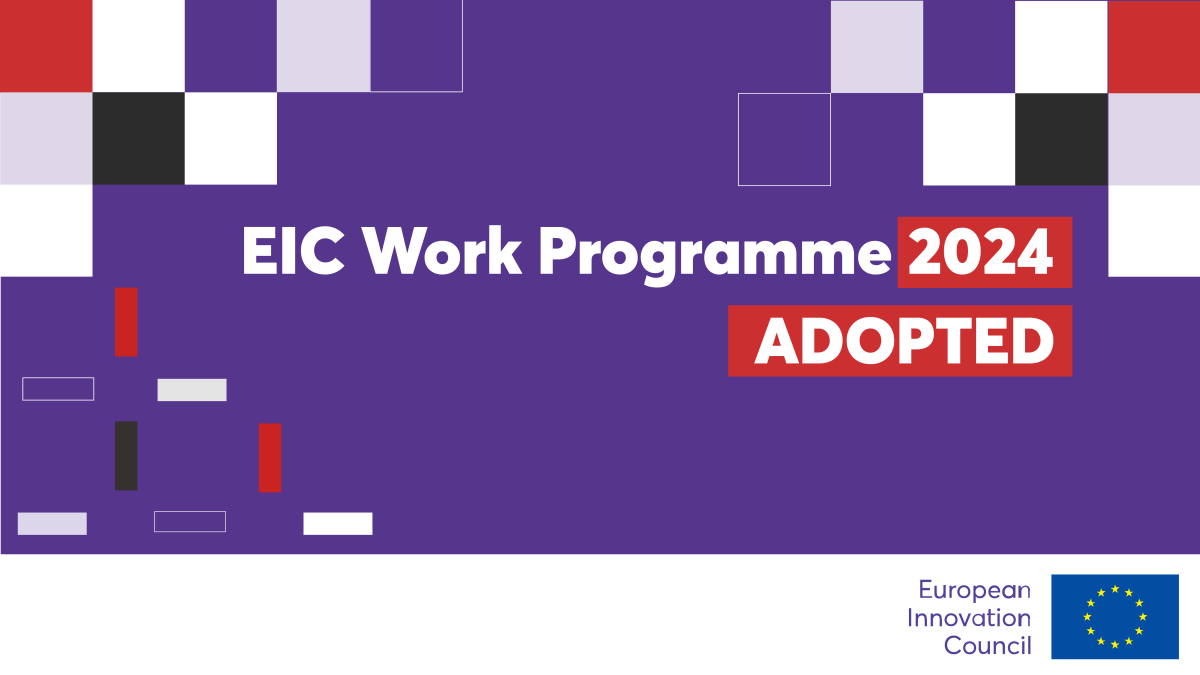 The Commission adopts the EIC 2024 work programme European Commission