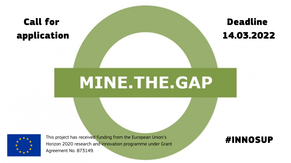 MINE.THE.GAP: 2nd Call for financial support to SMEs is open 