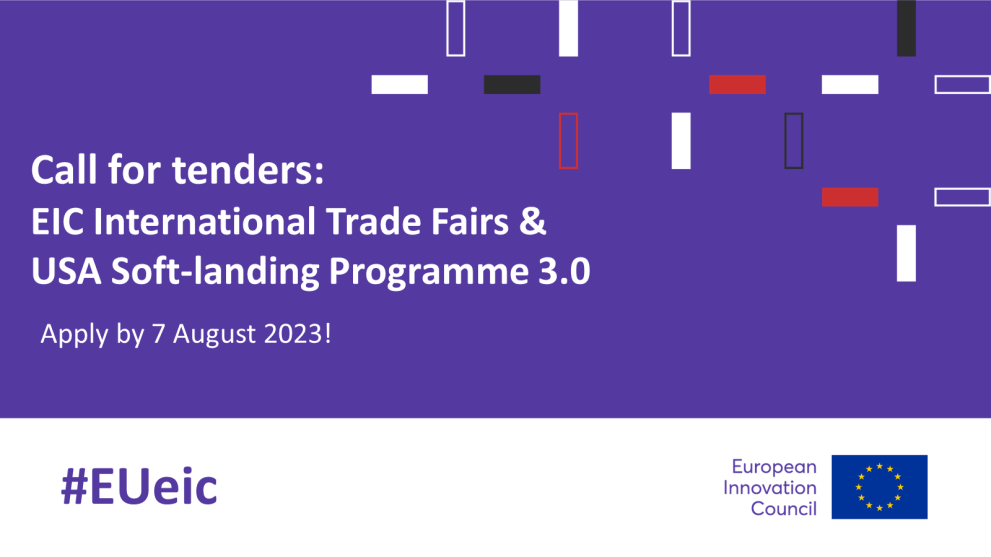 EIC International Trade Fairs and USA Soft-landing Programme 3.0 Apply by 7 August 2023!