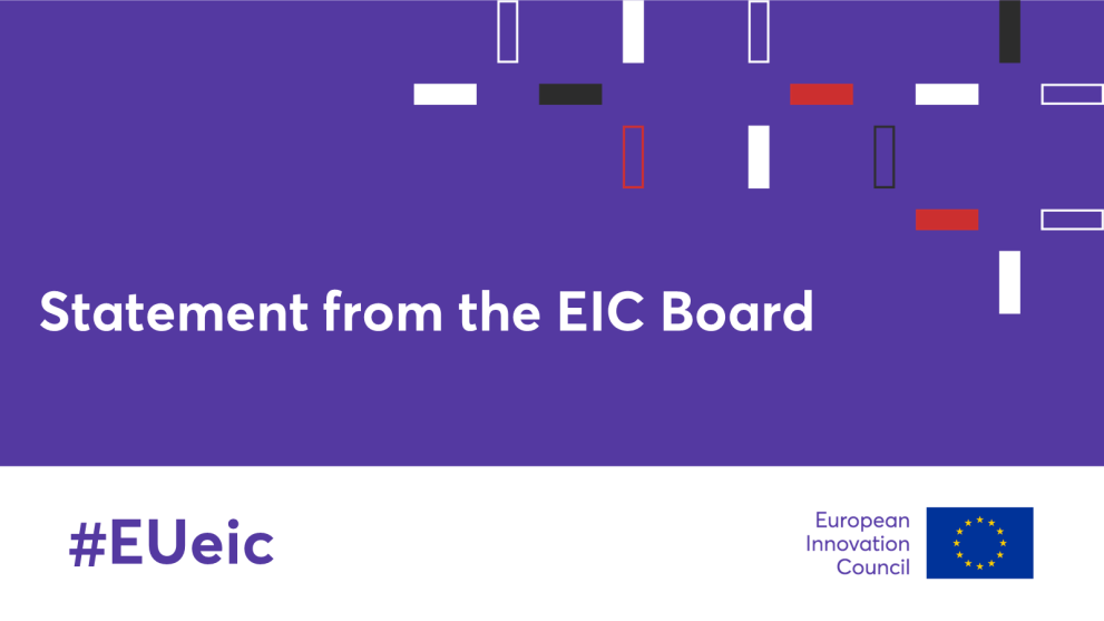 Statement of the EIC Board - recommendations for widening countries
