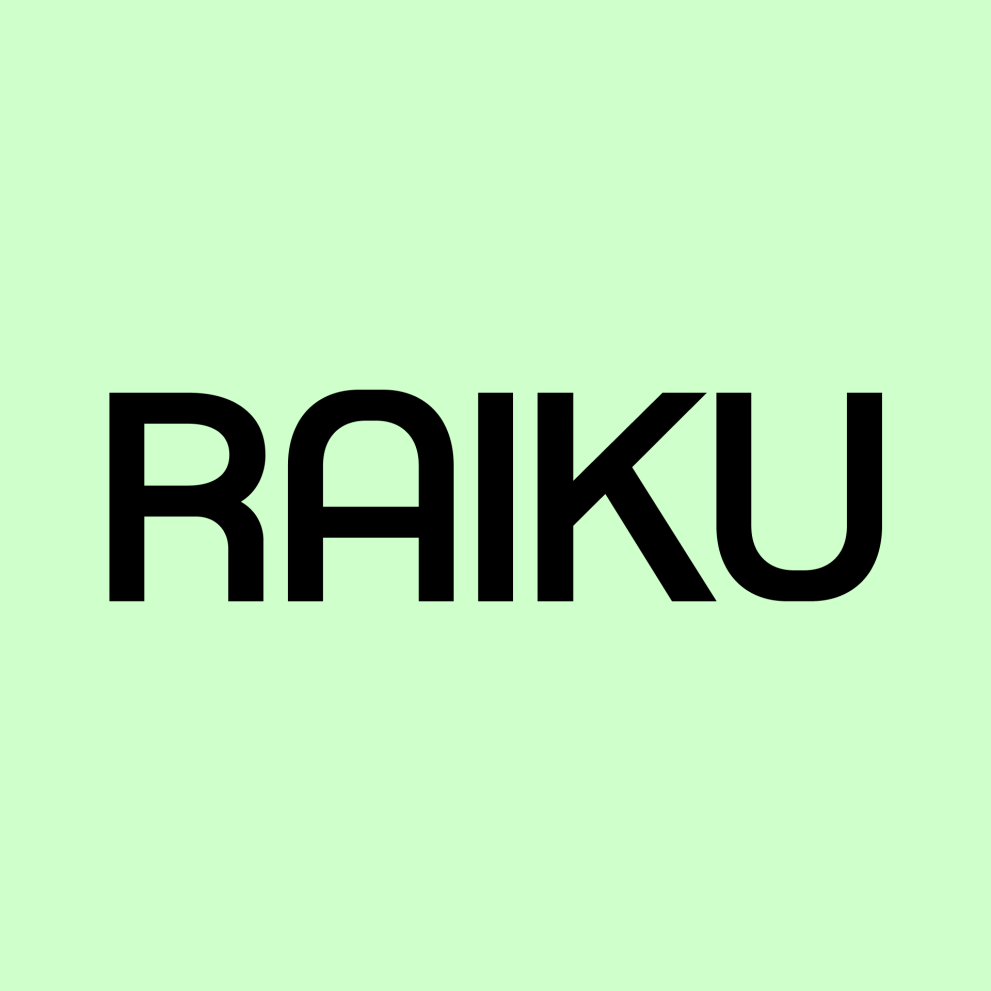 RAIKU bio packaging logo