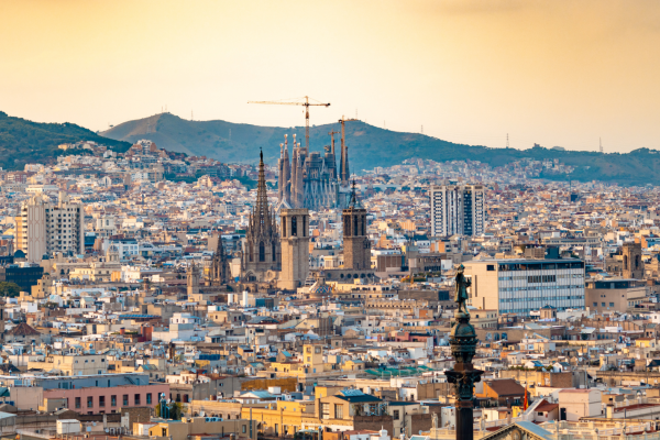 Picture of the city of Barcelona