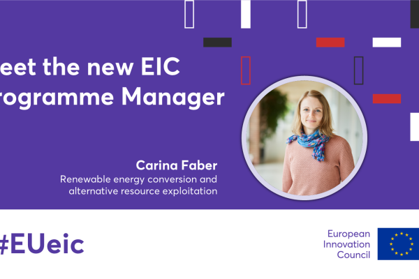 EIC Programme Manager Carina Faber