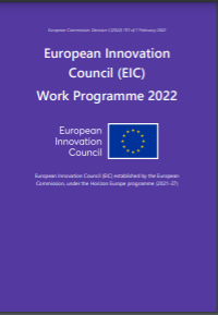 EIC work programme - 2022